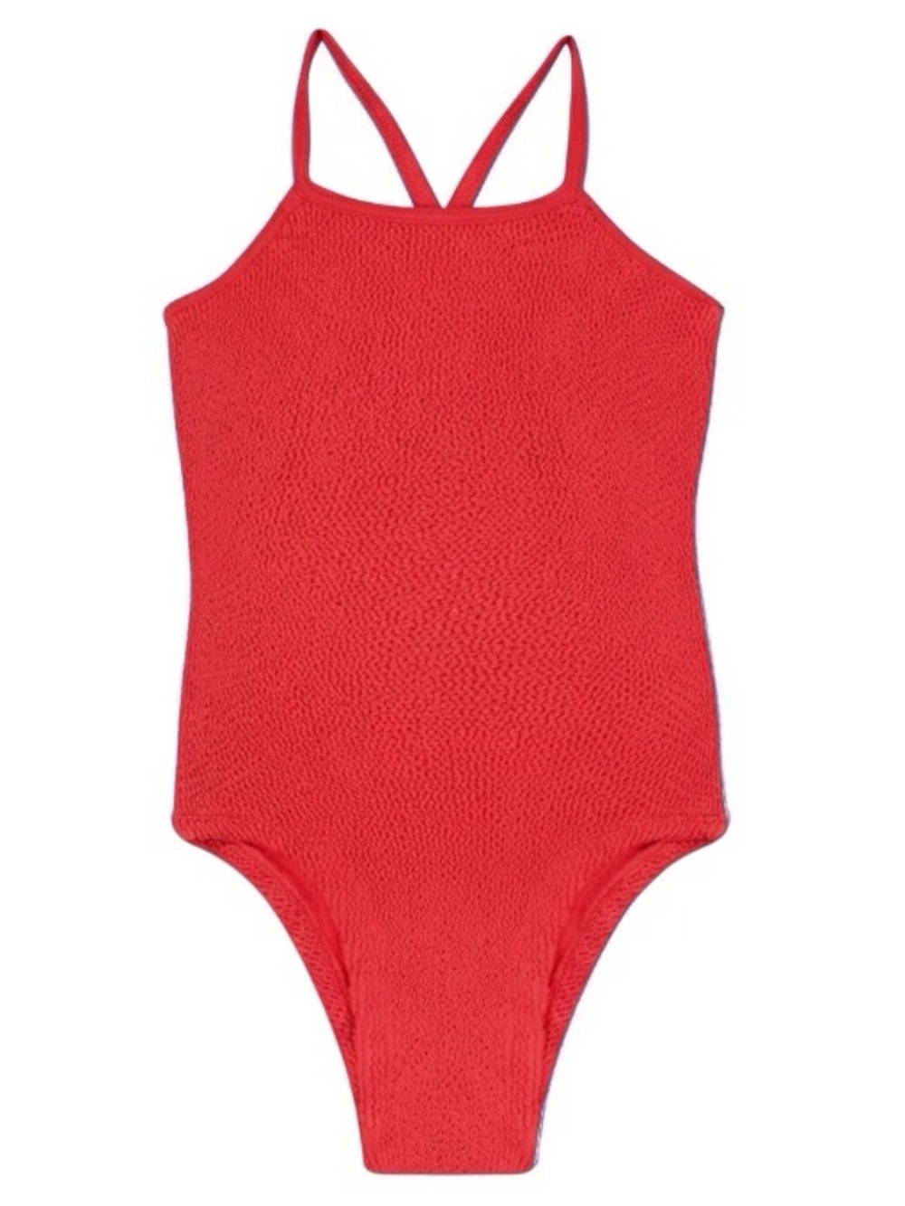 NWT RARE HUNZA G KIDS Margot Swimsuit in Red